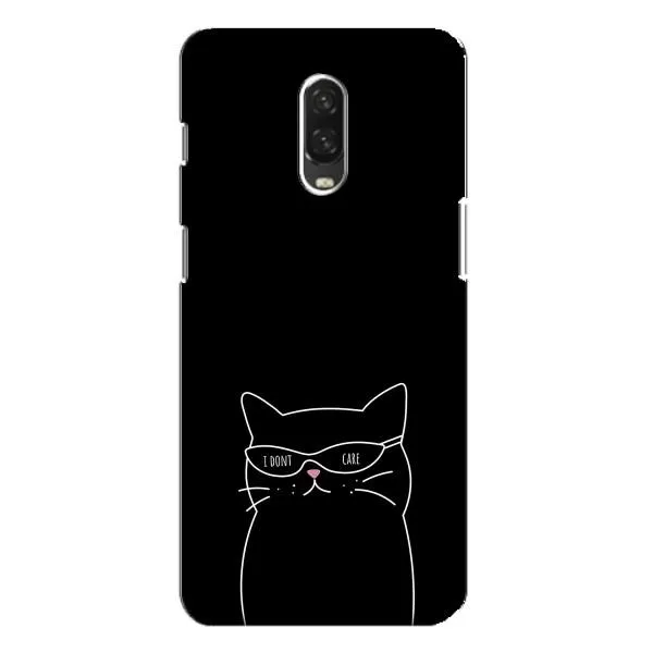 Чехол с принтом «Равнодушный кот» для OnePlus 6T Чехол с принтом «Равнодушный кот» для OnePlus 6T