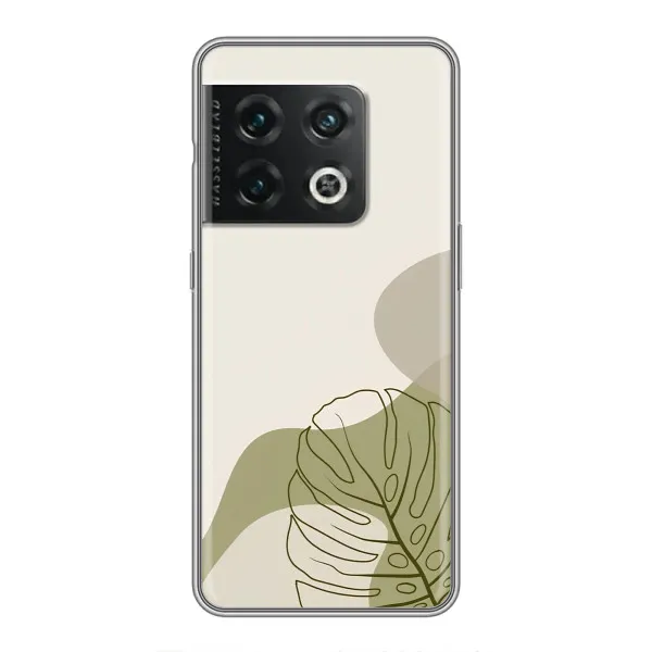 Чехол с принтом «Зеленая монстера дизайн» для OnePlus 10 Pro