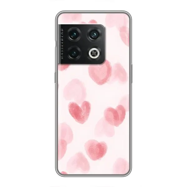 Чехол с принтом «Розовые сердечки» для OnePlus 10 Pro Чехол с принтом «Розовые сердечки» для OnePlus 10 Pro