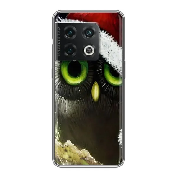 Чехол с принтом «Новогодняя Сова» для OnePlus 10 Pro Чехол с принтом «Новогодняя Сова» для OnePlus 10 Pro