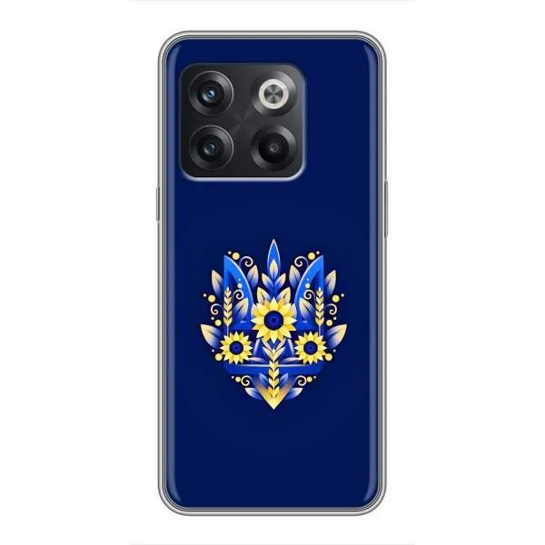 Чехол с принтом «Цветочный Герб» для OnePlus 10T Чехол с принтом «Цветочный Герб» для OnePlus 10T