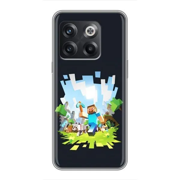 Чехол с принтом «персонажи Minecraft» для OnePlus 10T