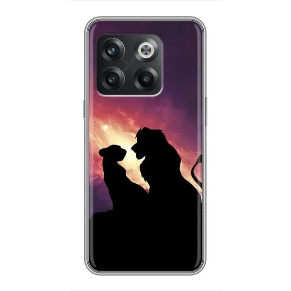 Чехол с принтом «Силуэт Симба и Налу» для OnePlus 10T Чехол с принтом «Силуэт Симба и Налу» для OnePlus 10T