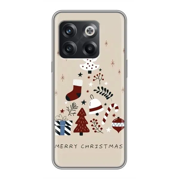 Чехол с принтом «Merry Christmas» для OnePlus 10T