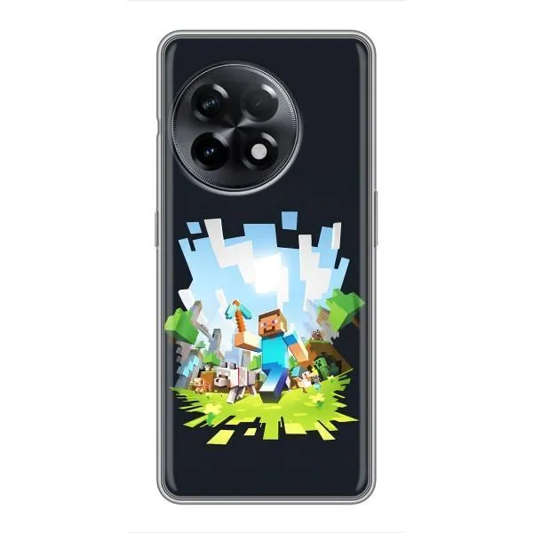 Чехол с принтом «персонажи Minecraft» для OnePlus 11 Pro Чехол с принтом «персонажи Minecraft» для OnePlus 11 Pro