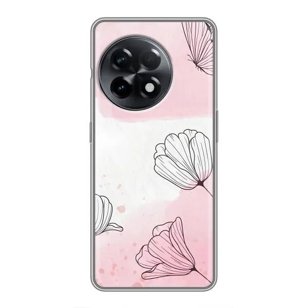 Чехол с принтом «Розовые цветы» для OnePlus 11 Чехол с принтом «Розовые цветы» для OnePlus 11