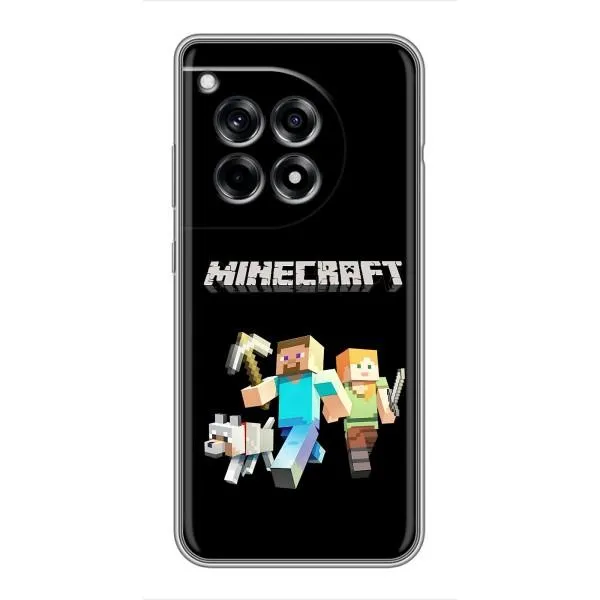 Чехол с принтом «герои Minecraft» для OnePlus 12 Pro