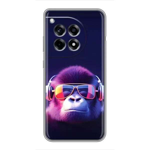 Чехол с принтом «Стильная обезьяна» для OnePlus 12 Pro