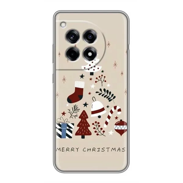 Чехол с принтом «Merry Christmas» для OnePlus 12 Pro