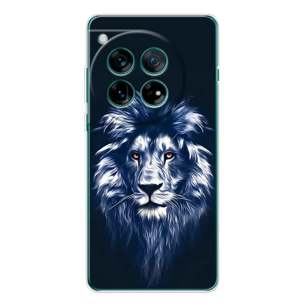 Чехол с принтом «Синий Лев» для OnePlus 12 Чехол с принтом «Синий Лев» для OnePlus 12