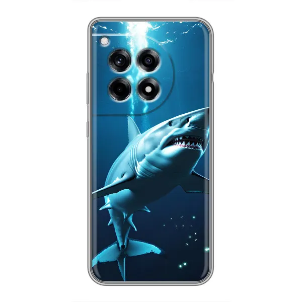 Чехол с принтом «Акула под водой» для OnePlus 12R