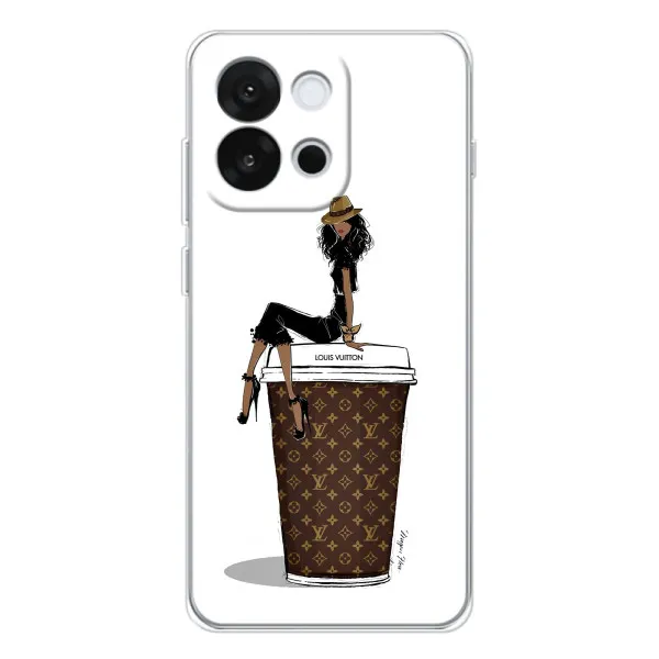 Чехол с принтом «кофе LOUIS VUITTON» для OnePlus 13T Чехол с принтом «кофе LOUIS VUITTON» для OnePlus 13T
