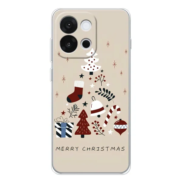 Чехол с принтом «Merry Christmas» для OnePlus 13T