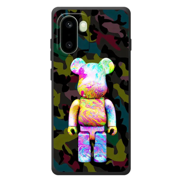 Чехол с принтом «Яркий Bearbrick» для OnePlus 15R