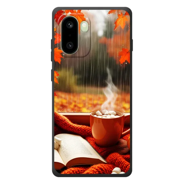 Чехол с принтом «Кофе и дождь» для OnePlus 15R Чехол с принтом «Кофе и дождь» для OnePlus 15R