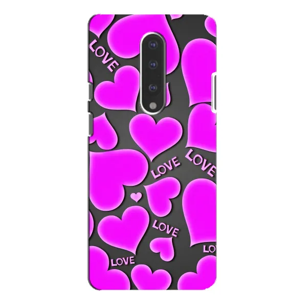 Чехол с принтом «Pink hearts» для OnePlus 7 Pro Чехол с принтом «Pink hearts» для OnePlus 7 Pro