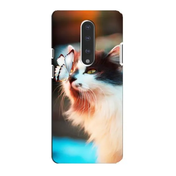 Чехол с принтом «Котик с бабочкой» для OnePlus 7 Чехол с принтом «Котик с бабочкой» для OnePlus 7