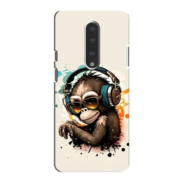 Чехол с принтом «Макака в наушниках» для OnePlus 7