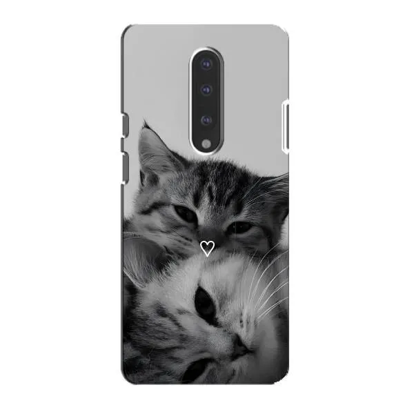 Чохол з принтом «Пара котів» для OnePlus 7
