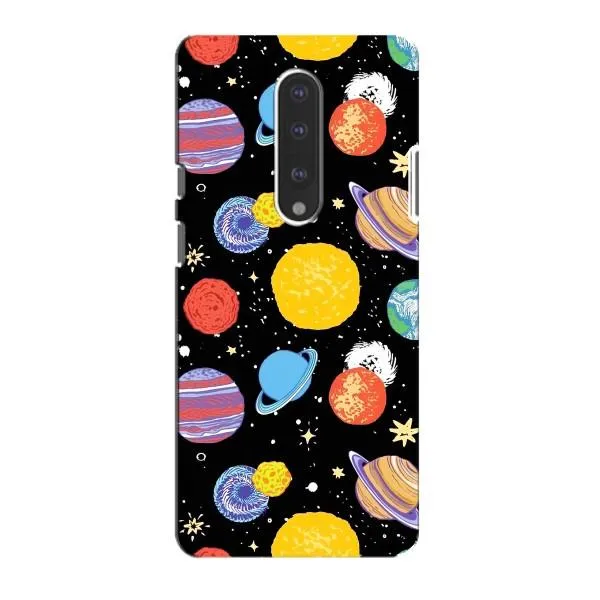 Чехол с принтом «Рисованные планеты» для OnePlus 7