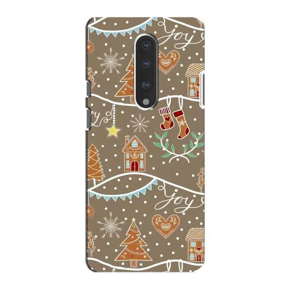 Чехол с принтом «Новогодние пряники» для OnePlus 7