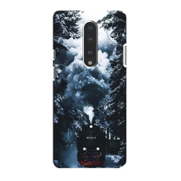 Чехол с принтом «Зимний поезд» для OnePlus 7