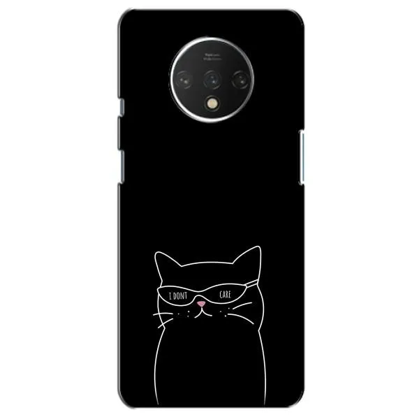 Чехол с принтом «Равнодушный кот» для OnePlus 7T Чехол с принтом «Равнодушный кот» для OnePlus 7T
