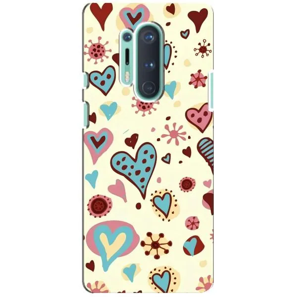 Чехол с принтом «Сердечки» для OnePlus 8 Pro