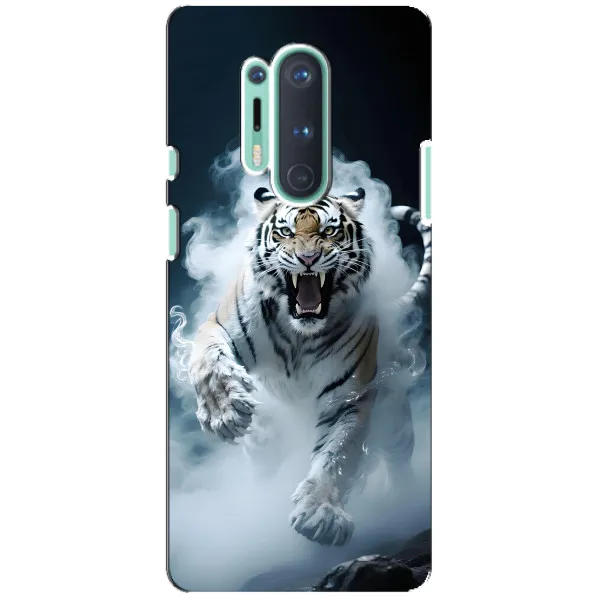 Чехол с принтом «Белый тигр в дыму» для OnePlus 8 Pro