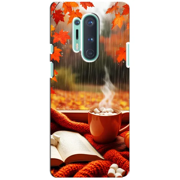 Чехол с принтом «Кофе и дождь» для OnePlus 8 Pro Чехол с принтом «Кофе и дождь» для OnePlus 8 Pro