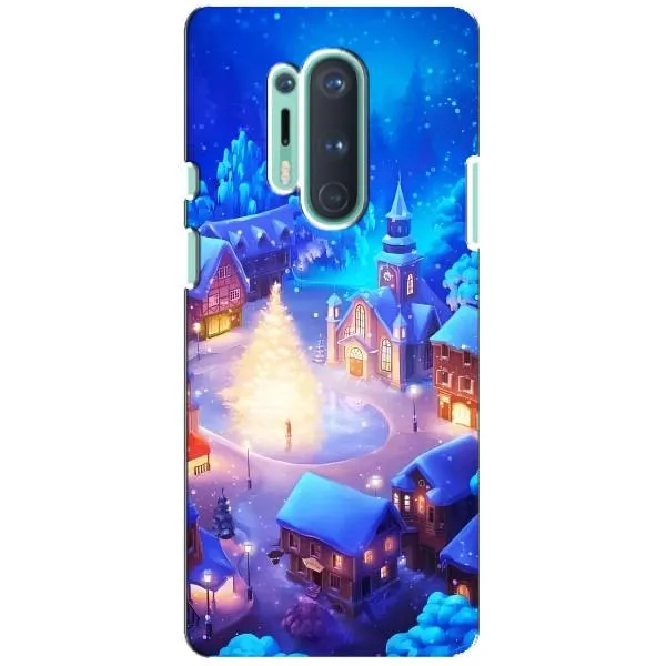 Чехол с принтом «Рождественский город» для OnePlus 8 Pro