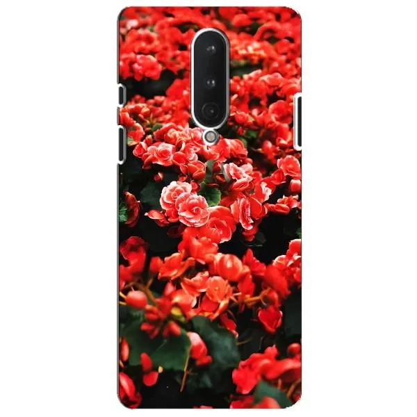 Чехол с принтом «Цветы красные» для OnePlus 8 Чехол с принтом «Цветы красные» для OnePlus 8