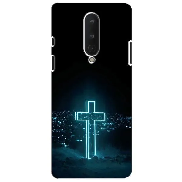 Чехол с принтом «Крест и город» для OnePlus 8