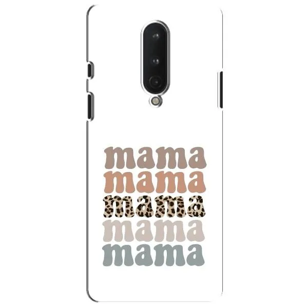 Чехол с принтом «Текстовый коллаж мама» для OnePlus 8