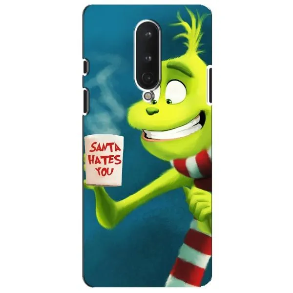 Чехол с принтом «Зеленый Гринч» для OnePlus 8