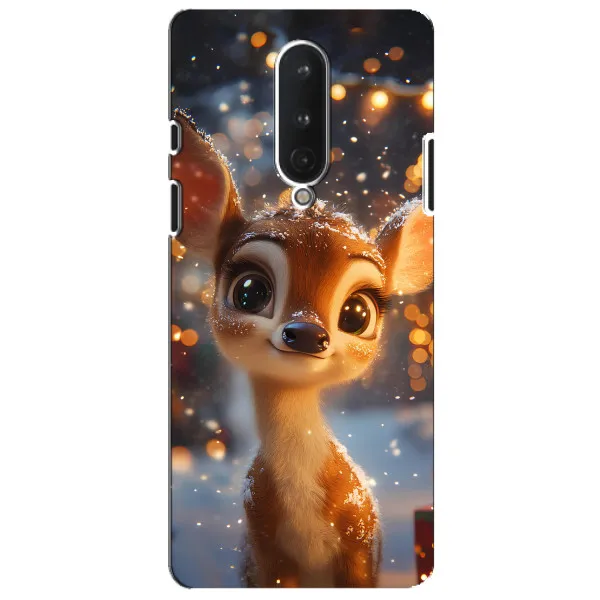 Чехол с принтом «Олененок среди гирлянд» для OnePlus 8