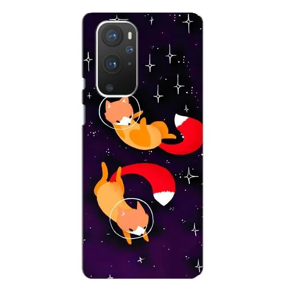 Чехол с принтом «Лисички космонавты» для OnePlus 9 Pro