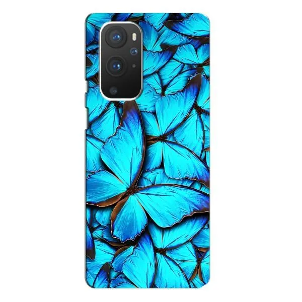 Чехол с принтом «Синие бабочки» для OnePlus 9 Pro Чехол с принтом «Синие бабочки» для OnePlus 9 Pro
