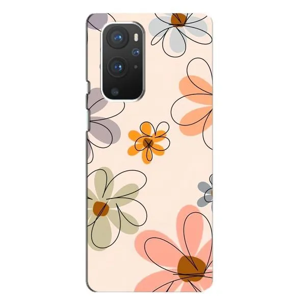 Чехол с принтом «Разноцветные цветы» для OnePlus 9 Pro