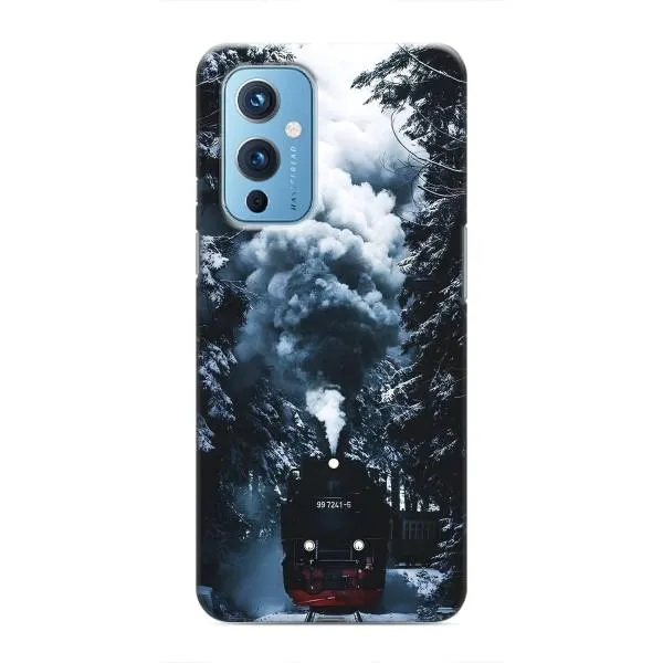 Чехол с принтом «Зимний поезд» для OnePlus 9