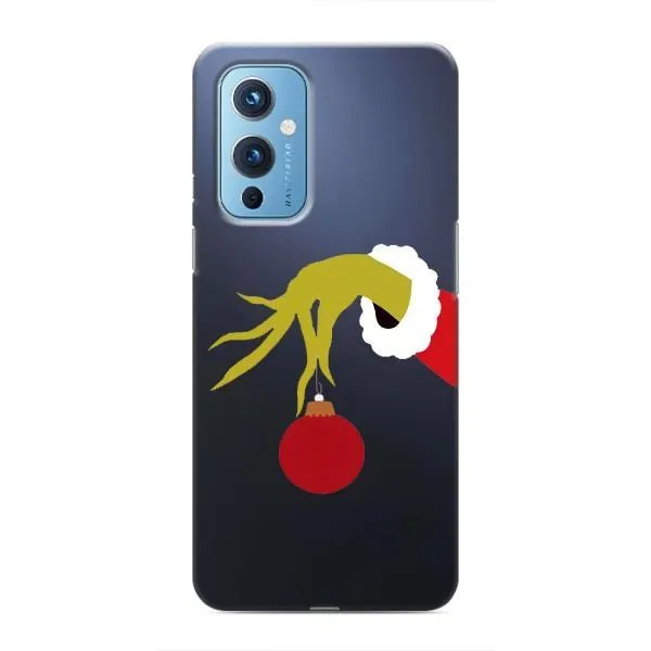 Чехол с принтом «Гринч с игрушкой» для OnePlus 9