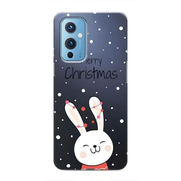 Чехол с принтом «Рождественский заяц» для OnePlus 9