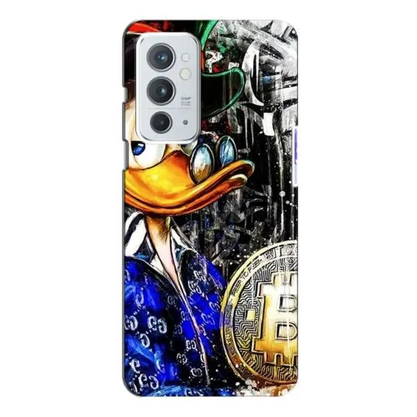 Чехол с принтом «Биткойн Скрудж» для OnePlus 9RT Чехол с принтом «Биткойн Скрудж» для OnePlus 9RT