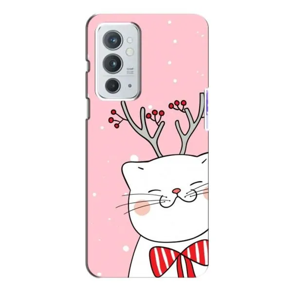 Чехол с принтом «Зимний кот» для OnePlus 9RT Чехол с принтом «Зимний кот» для OnePlus 9RT