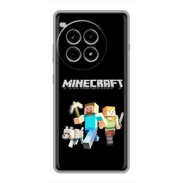 Чехол с принтом «герои Minecraft» для OnePlus Ace 3 Pro