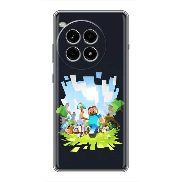 Чехол с принтом «персонажи Minecraft» для OnePlus Ace 3 Pro