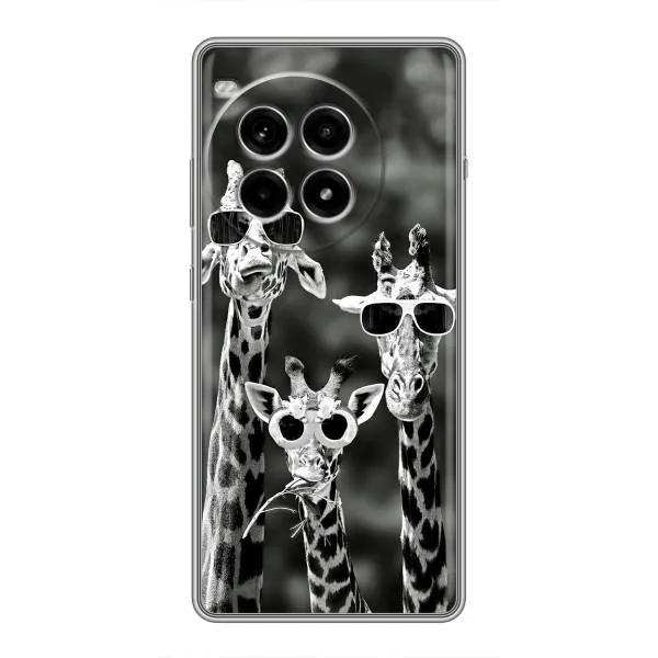 Чехол с принтом «Жирафы в очках» для OnePlus Ace 3 Pro