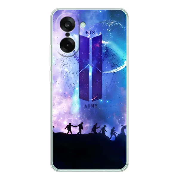 Чехол с принтом «Army BTS» для OnePlus Ace 5 Racing