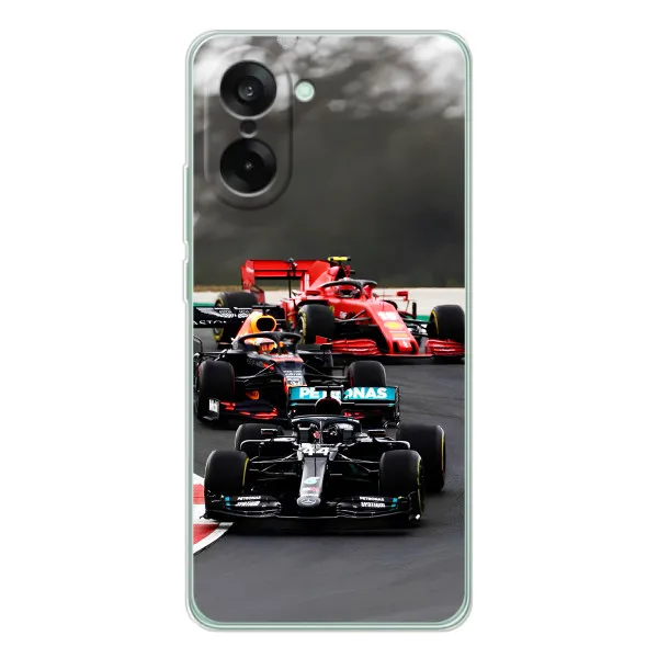 Чехол с принтом «Гонка Формула 1» для OnePlus Ace 5 Racing