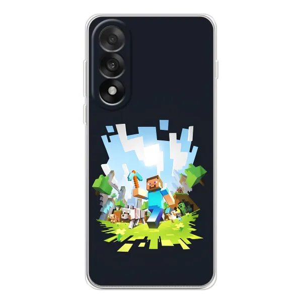 Чехол с принтом «персонажи Minecraft» для OnePlus Ace 5 Ultra